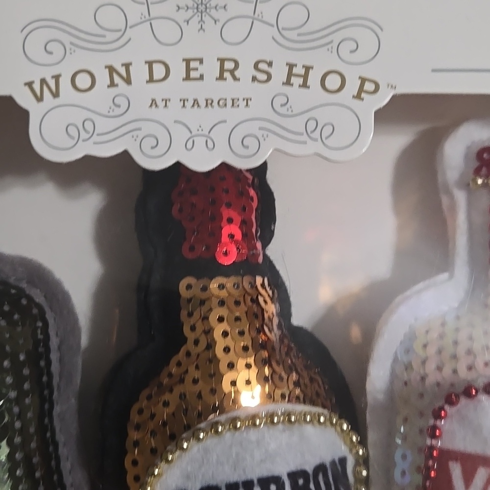 Target Sequin Beverage Ornament Set of 6 - Multicolor - Picture 6 of 8